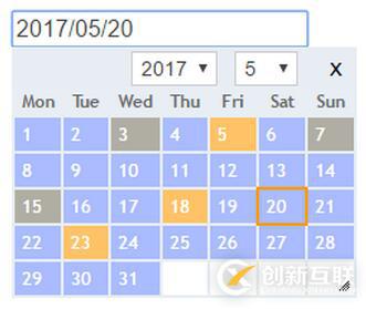 js如何實現前端日歷控件