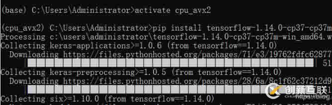 Tensorflow不支持AVX2指令集的解決方法