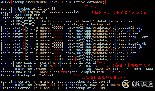 Oracle RMAN兩種庫增量備份的區(qū)別是什么