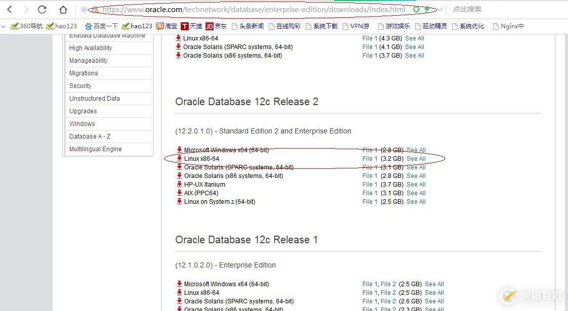 Oracle Database 12c安裝