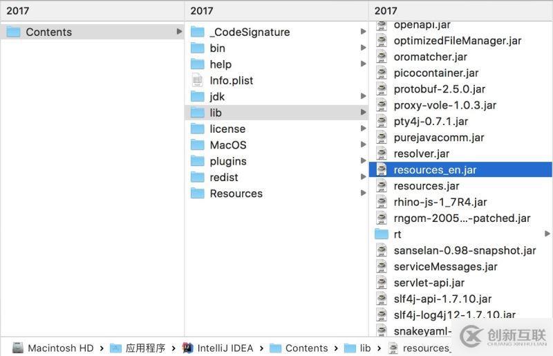 IntelliJ IDEA 2017漢化包的示例分析