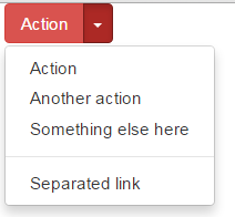 bootstrap組件之按鈕式下拉菜單的實現(xiàn)方法
