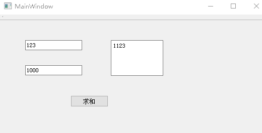 在QT5中如何實現(xiàn)求兩個輸入值的和并輸出