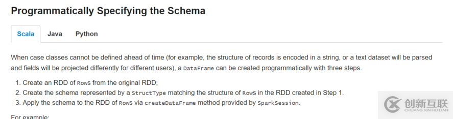 Spark SQL中的RDD與DataFrame轉(zhuǎn)換實(shí)例用法