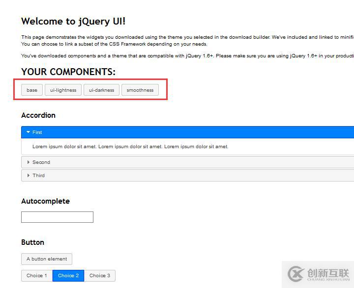 使用jQuery UI插件實現切換主題功能——經驗小結