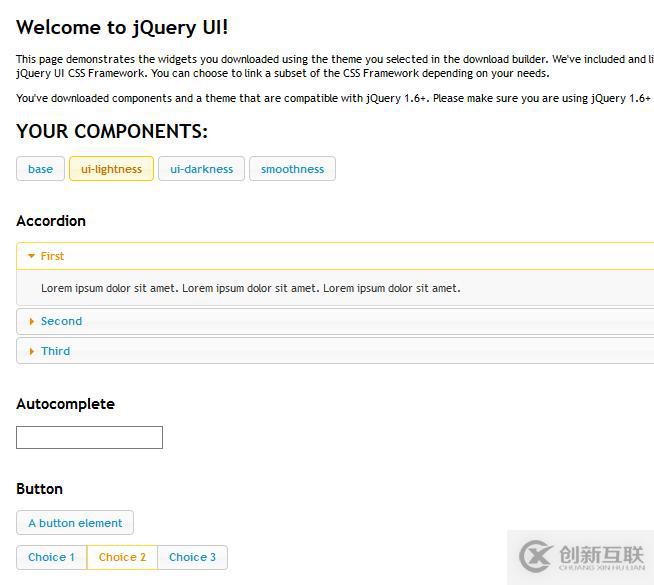 使用jQuery UI插件實現切換主題功能——經驗小結