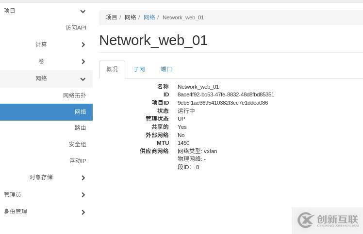 openstack中網(wǎng)絡(luò)管理操作方法有哪些