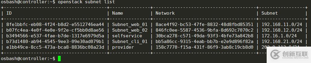 openstack中網(wǎng)絡(luò)管理操作方法有哪些