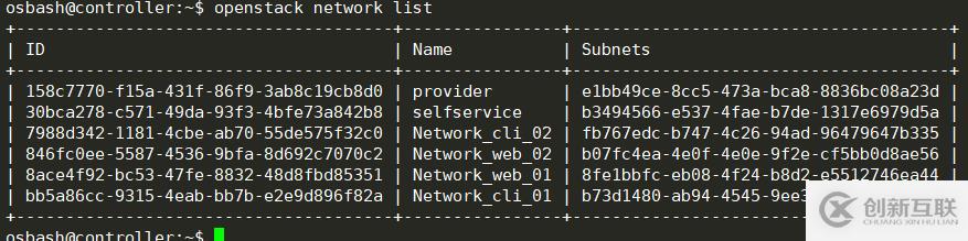 openstack中網(wǎng)絡(luò)管理操作方法有哪些