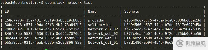 openstack中網(wǎng)絡(luò)管理操作方法有哪些