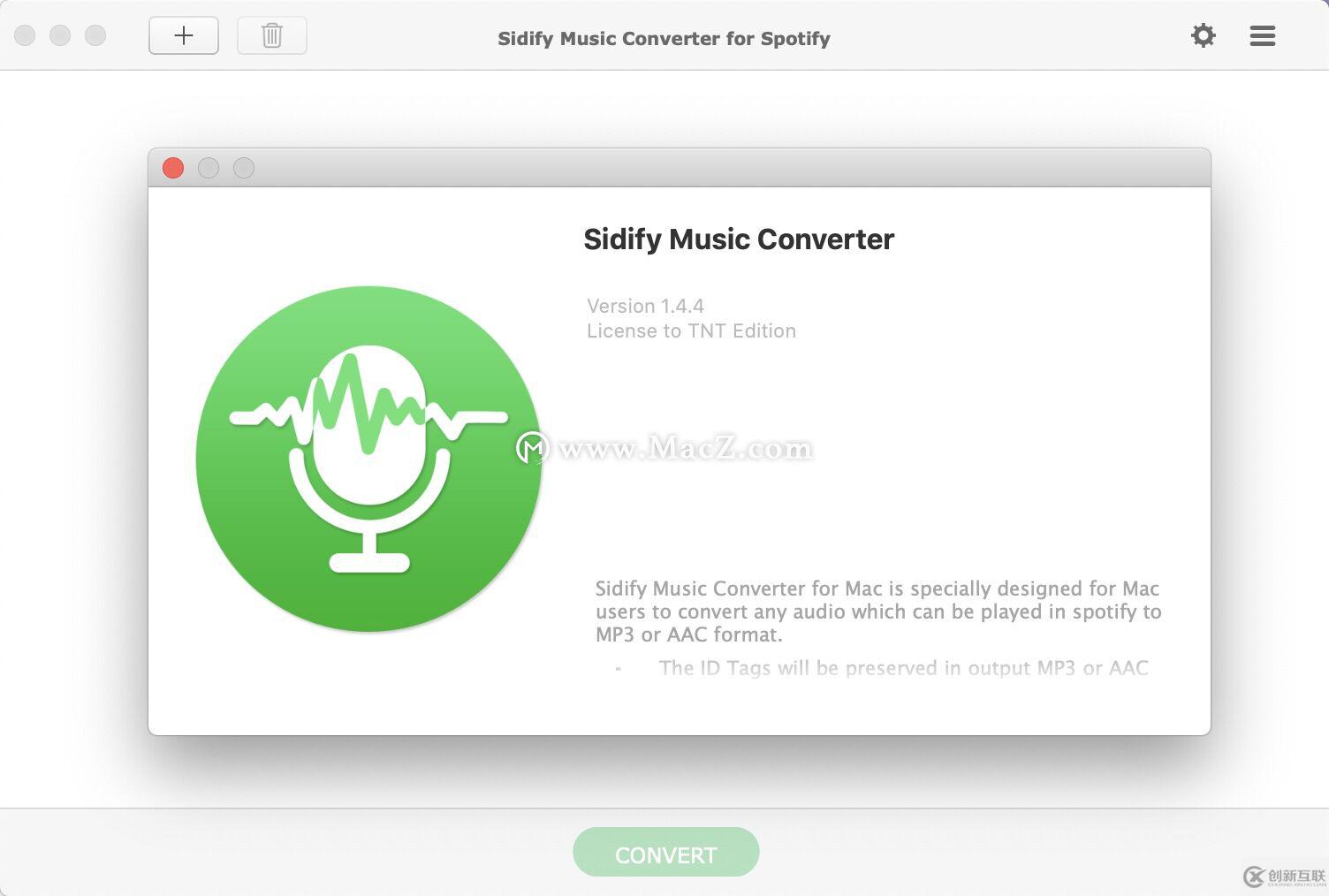 Sidify Music Converter for Spotify for Mac(Sidify音樂轉(zhuǎn)換器)