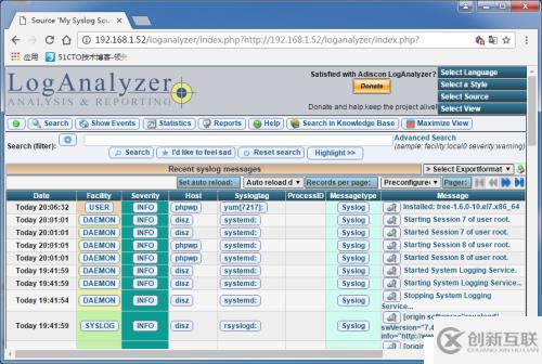 Rsyslog+Loganalyer+MySQL下部署日志服務(wù)器