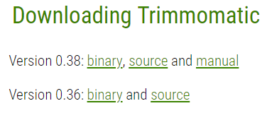 如何使用Trimmomatic對NGS數(shù)據(jù)進(jìn)行質(zhì)量過濾