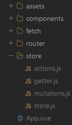vuex項目結(jié)構(gòu)目錄及一些簡單配置的示例分析