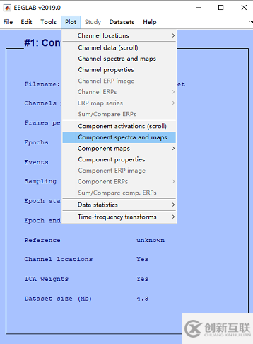 eeglab中如何繪制component spectra and maps和獨立成分ERPs