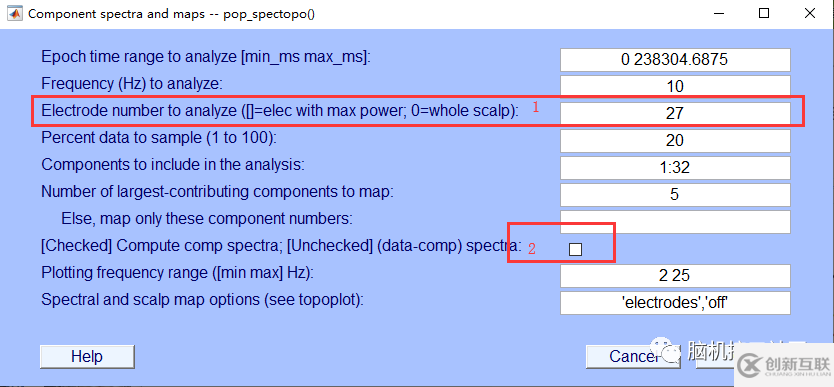 eeglab中如何繪制component spectra and maps和獨立成分ERPs