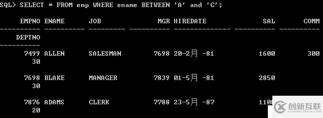 字符串之間的排序