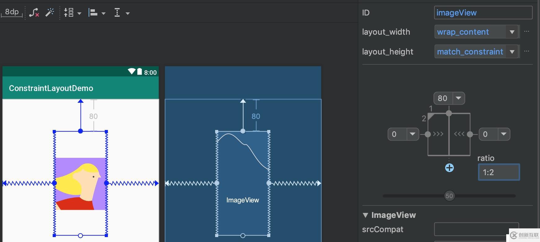 掌握ConstraintLayout（十）按比例設(shè)置視圖大小