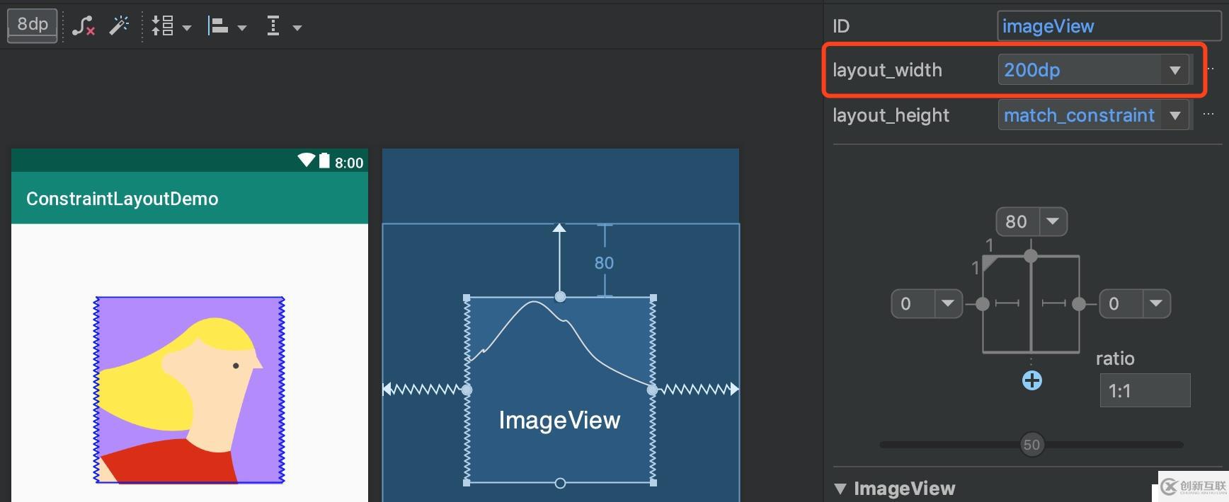 掌握ConstraintLayout（十）按比例設(shè)置視圖大小