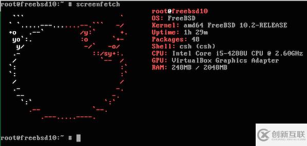 怎么用screenfetch顯示Linux標(biāo)志的基本硬件信息