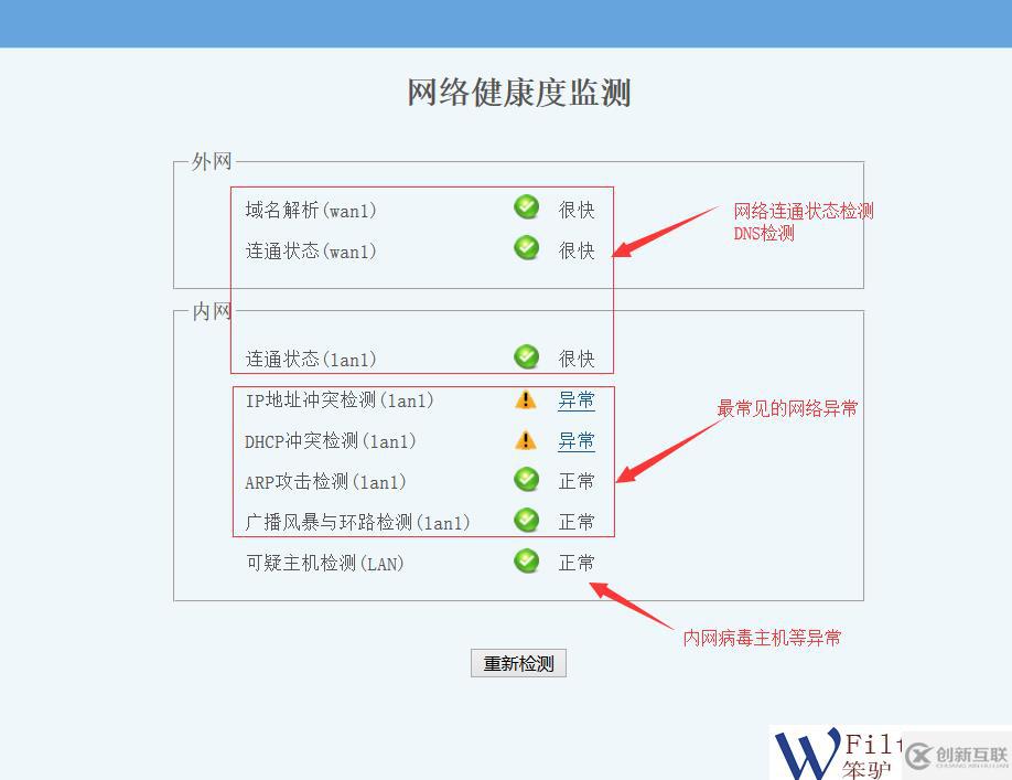 網(wǎng)絡(luò)健康度檢測(cè)插件添加DHCP沖突檢測(cè)功能。