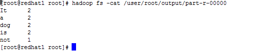 RedHat Linux上Hadoop集群環(huán)境WordCount的示例分析