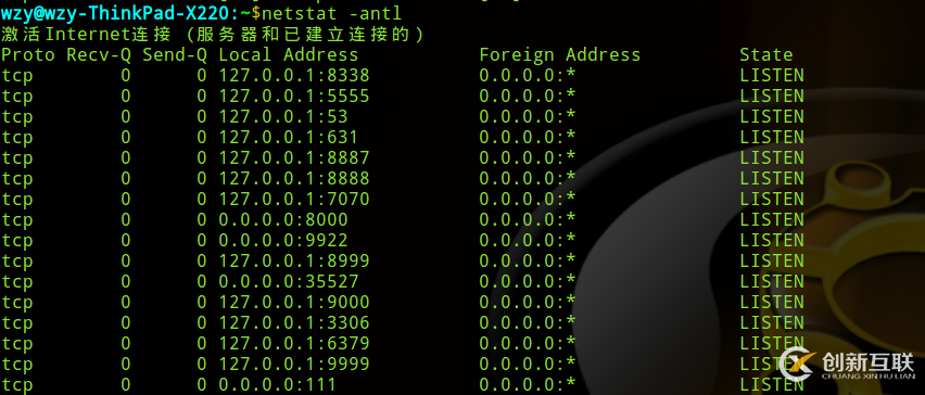 Linux中netstat命令的使用方法