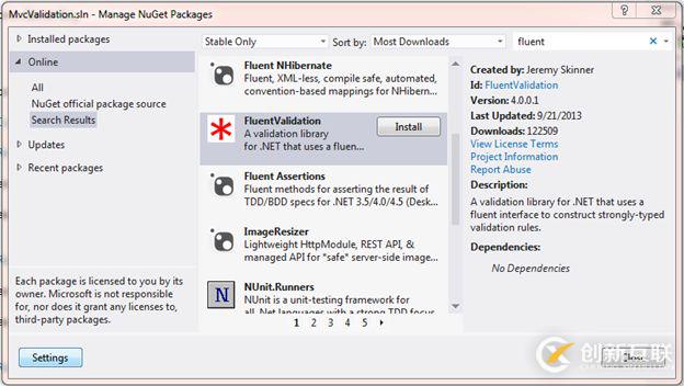 ASP.NET MVC5驗證之Fluent Validation的示例分析