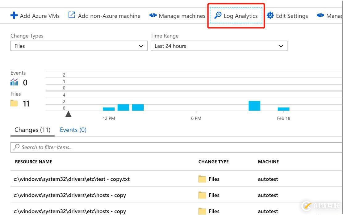 Azure實(shí)踐之change tracking監(jiān)控文件內(nèi)容