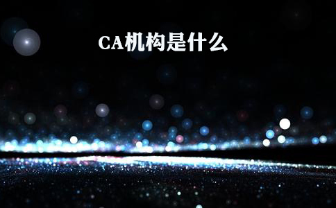 CA機構(gòu)介紹