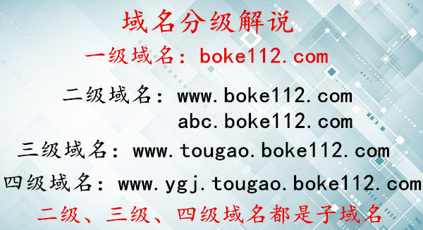 頂級域名、二級域名、子域名是什么意思?有什么區(qū)別?