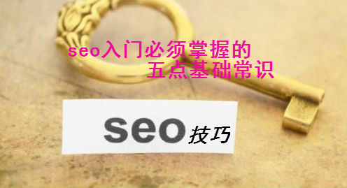 seo入門(mén)必須掌握五點(diǎn)基礎(chǔ)常識(shí)