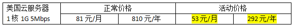 美國(guó)云服務(wù)器租用價(jià)格